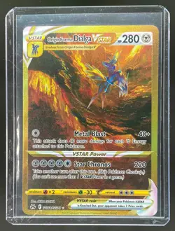 2023 Pokemon Crown Zenith Origin Forme Dialga VST Galarian Gallery #GG68/GG70 - Image 1