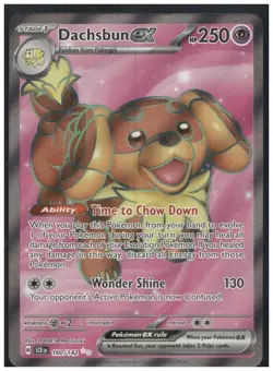 Pokemon SV07: Stellar Crown #160/142 Dachsbun ex - Image 1