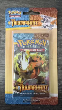 POKEMON HS TRIUMPHANT blister booster PACK Brand New *Factory Sealed* - Image 1