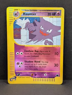 Haunter 63/144 Skyridge Reverse Holo Rare Pokemon TCG Nintendo LP+ Gengar - Image 1