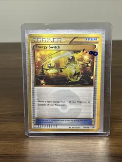 Energy Switch #109/108 Roaring Skies Secret Rare Holo Pokemon Card - Heavy Play - Image 1