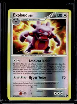 2008 Pokemon Diamond & Pearl Great Encounters Exploud Reverse Holo #17/106 - Image 1