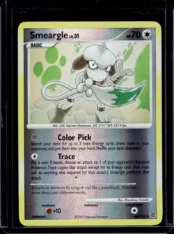 2007 Pokemon Diamond & Pearl Secret Wonders Smeargle Reverse Holo #66/132 - Image 1