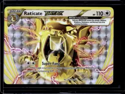 2016 Pokemon XY BREAKpoint Raticate BRE #89/122 - Image 1