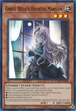 Yugioh! MP Ghost Belle & Haunted Mansion (Alternate Art) - DUDE-EN004 - Ultra Ra - Image 1