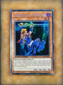 Yugioh Apprentice Magician SGX1-ENI05 Speed Duel Secret Rare 1st Ed NM - Image 1