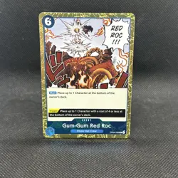 Gum-Gum Red Roc (Jolly Roger Foil) OP04-056 One Piece Premium Booster NM - Image 2