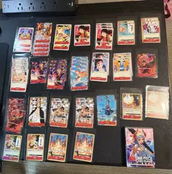 One Piece Promo Mini Card Set Vol 1 2 Saikyo Jump JP Complete Sleeved Cards - Image 1