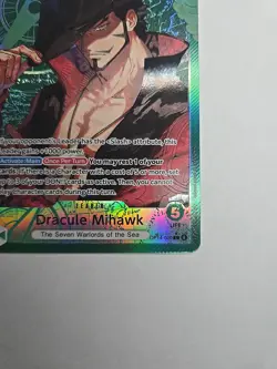 One Piece TCG OP14-020 Dracule Mihawk Leader Alt Art AA Card Game CCG English - Image 4