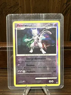Mewtwo 9/100 D&P Majestic Dawn Pokemon Card Reverse Holo Foil Rare LP - Image 1