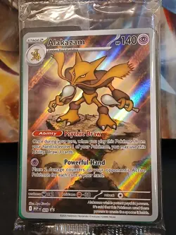 Alakazam 009 Promo Mega Evolutions Sealed Pokemon Card - Image 2
