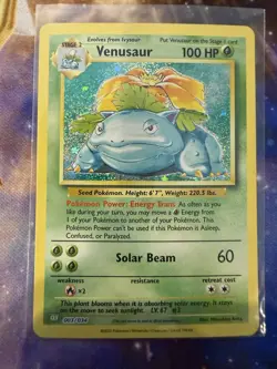 Pokemon Venusaur 003/034 Trading Card Game Classic Holo - Image 1
