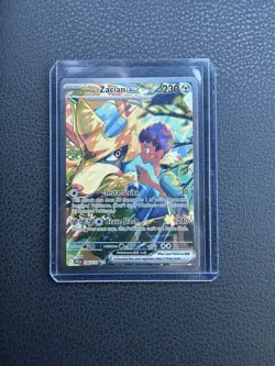 Pokemon TCG Hop's Zacian EX Holo Card 186/159 Sv09: Pokemon Journey Together - Image 1