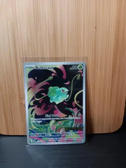 Pokemon TCG Bulbasaur Mega Evolution Stamped Promo Card Holo Rare 133/132 - Image 1