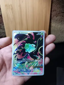 Pokemon TCG Bulbasaur Mega Evolution Stamped Promo Card Holo Rare 133/132 - Image 3