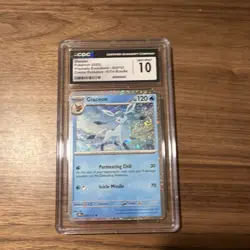 Pokemon Glaceon Holo CGC 10 025/131 Prismatic Evolutions 120HP Card Costco 8 Tin - Image 1