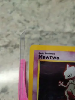 Mewtwo Base Set 10/102 Unlimited Holo Rare WOTC PL Pokemon Card - Image 3