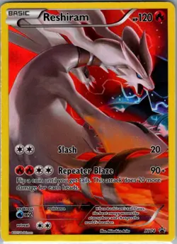 Reshiram (Full Art Promo) XY74 XY Promos - Pokemon Card - NM - Image 1