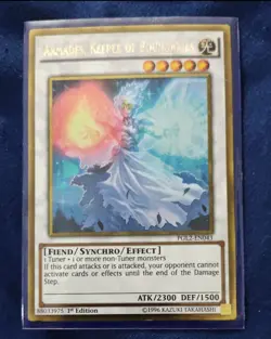 Armades, Keeper of Boundaries Gold Rare 1st Edition PGL2-EN043 Yugioh Card NM - Image 1