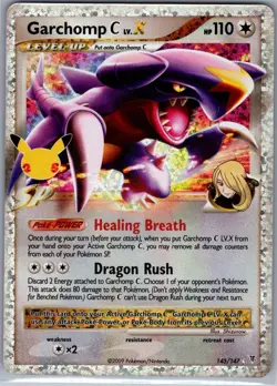 Garchomp C LV.X 145/147 Celebrations: Classic Collection - Pokemon Card - NM - Image 1