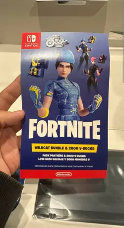 Nintendo Fortnite Wildcat & Fleet Force Bundle Pack Cards Lot - Image 1