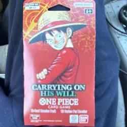 Bandai One Piece Card Game Carrying On His Will Booster Pack English Luffy - Image 1