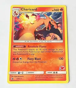 Pokemon 2018 Charizard Non-Holo Rare Card 3/70 - Image 1