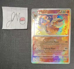 Pokemon TCG Flareon Master Ball Pattern Holo Card 013/131 Prismatic Evolutions - Image 1