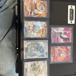 6 Pokemon Full Art Cards NM Near Mint - Image 1