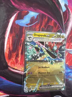 Pokemon TCG S&V Prismatic Evolutions Double Rare Holo Card Dragapult EX 73/131 - Image 1