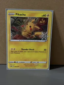 Pikachu - (Holiday Calendar) SWSH153 SWSH: Sword & Shield Promo Cards Holo - Image 1