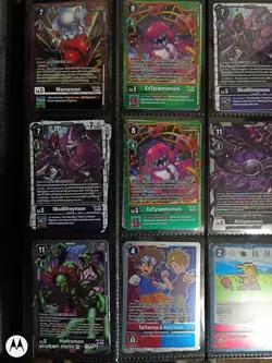 Bandai Digimon Card Game EX3 Lot Mamemon ExTyrannomon SkullGreymon Hydramon Reg… - Image 1