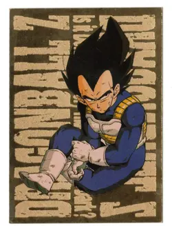 Dragon Ball Z Vegeta Gold Foil Card G-8 - Image 1