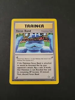 LP/NM Focus Band - 86/111 - Pokemon Neo Genesis Unlimited Rare Card WOTC - Image 1