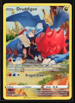 Druddigon TG09 Silver Tempest Trainer Gallery Ultra Rare Pokemon Card - Image 1