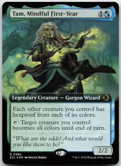 Tam, Mindful First-Year (Extended Art) R Lorwyn Eclipsed 380 NMFoil - Image 1