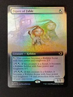 Figure of Fable - Extended Art Foil - Lorwyn Eclipsed – #372 – NM - Image 1