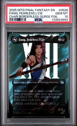 2025 MTG FINAL FANTASY #0526 FANG, FEARLESS L'CIE PSA 10 - Image 1