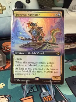 MTG Deepway Navigator Extended Art Foil Lorwyn Eclipsed - Image 1