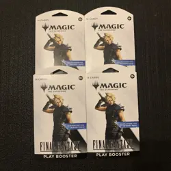 Magic The Gathering Final Fantasy Play Booster Packs New Sealed - lot of 4 - Image 1