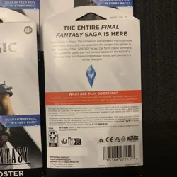 Magic The Gathering Final Fantasy Play Booster Packs New Sealed - lot of 4 - Image 3