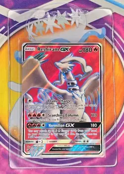 🔥Pokemon TCG Dragon Majesty Reshiram GX Full Art Holo Ultra Rare Card #65/70📈 - Image 5