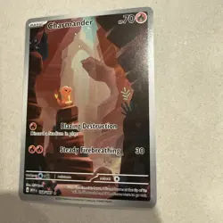 Pokemon TCG Charmander 168/165 Sv: Scarlet & Violet 151 Holo NM - Image 2