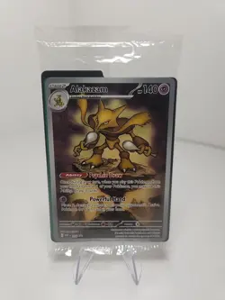 Pokemon TCG Alakazam #9 ETB Black Star Promo Sealed Mega Evolutions - NM - Image 1