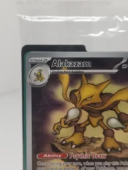 Pokemon TCG Alakazam #9 ETB Black Star Promo Sealed Mega Evolutions - NM - Image 2