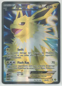 Jolteon EX 2016 Pokemon XY Generations Full Art Promo #28A/83 - HP - Image 1