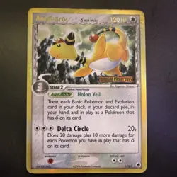 Pokemon Ampharos Delta Species Holo Rare Dragon Frontiers 1/101 120HP Reverse H… - Image 1
