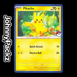 Pikachu - 2024 First Battle Exclusive Blue Border - Stamped - Pokemon Card (NM) - Image 1