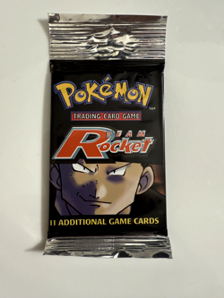Pokemon Team Rocket Booster Pack Giovanni Artwork Single Pack (long crimp) 742818061766 - Image 1