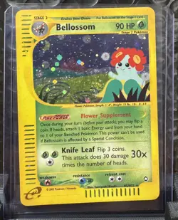 Bellossom 2002 Pokemon H5/H32 Aquapolis Holo LP-NM - Image 1